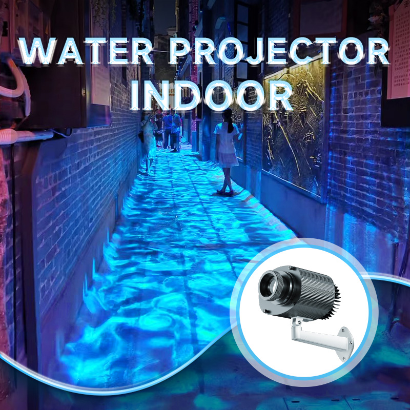 Landscape Spike Light - โปรเจคเตอร์กันน้ำสำหรับภายนอกอาคาร ไฟเวที ไฟตกแต่งภูมิทัศน์ สำหรับงานปาร์ตี้ ฉายแสงเอฟเฟกต์คลื่นน้ำ โปรเจคเตอร์คลื่นน้ำ