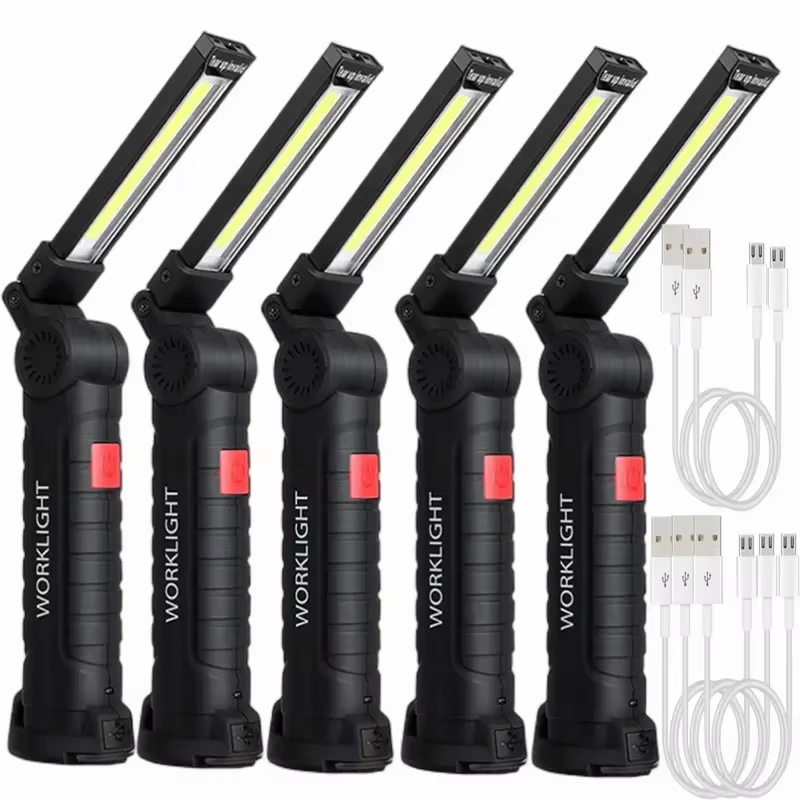 Outdoor Lighting Portable - แบบพกพา COB ไฟฉาย LED USB ชาร์จไฟได้