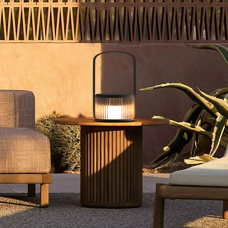 Outdoor Lighting Garden - ไฟสนามพลังงานแสงอาทิตย์แบบพกพาสำหรับตกแต่งสวน วิลล่า ระเบียง กันน้ำ