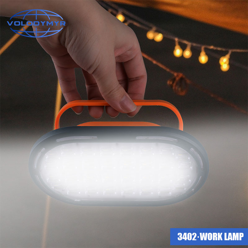 Outdoor Lighting Repair - ไฟฉายสปอร์ตไลท์พลังงานแสงอาทิตย์ VOLODYMYR สำหรับตั้งแคมป์กลางแจ้ง ชาร์จไฟได้ พกพาสะดวก พร้อมขาตั้งแม่เหล็ก