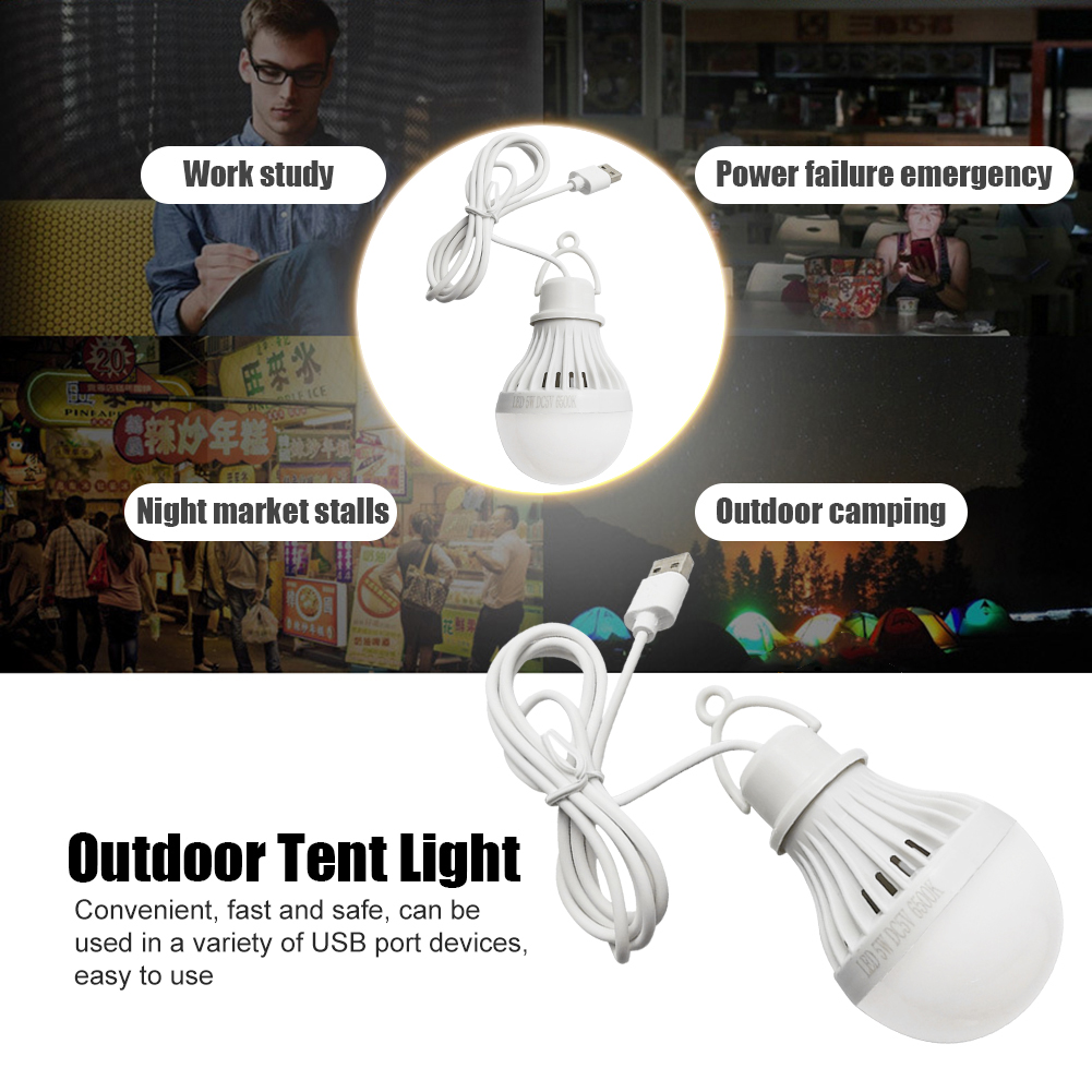Outdoor Lighting Quotes - หลอดไฟ LED แบบ USB สำหรับตั้งแคมป์ โคมไฟพกพาสำหรับตั้งแคมป์