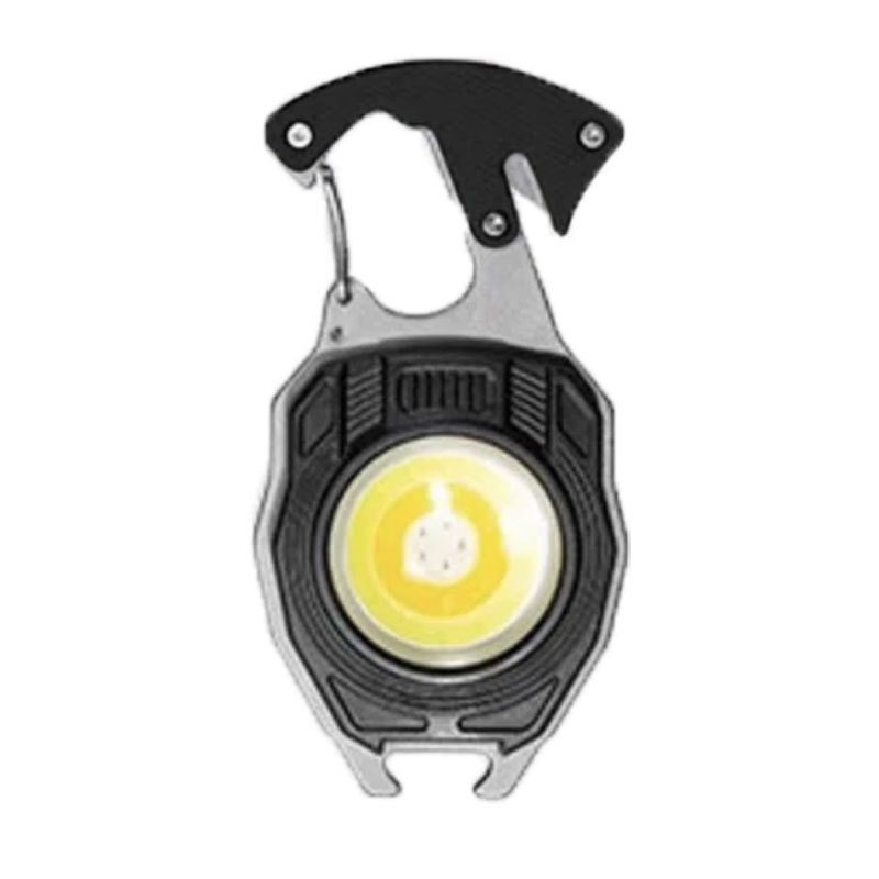 Outdoor Lighting Repair - พวงกุญแจมินิ Type-C, ไฟทำงาน COB อเนกประสงค์แบบชาร์จไฟได้ สำหรับตั้งแคมป์กลางแจ้งและซ่อมรถยนต์