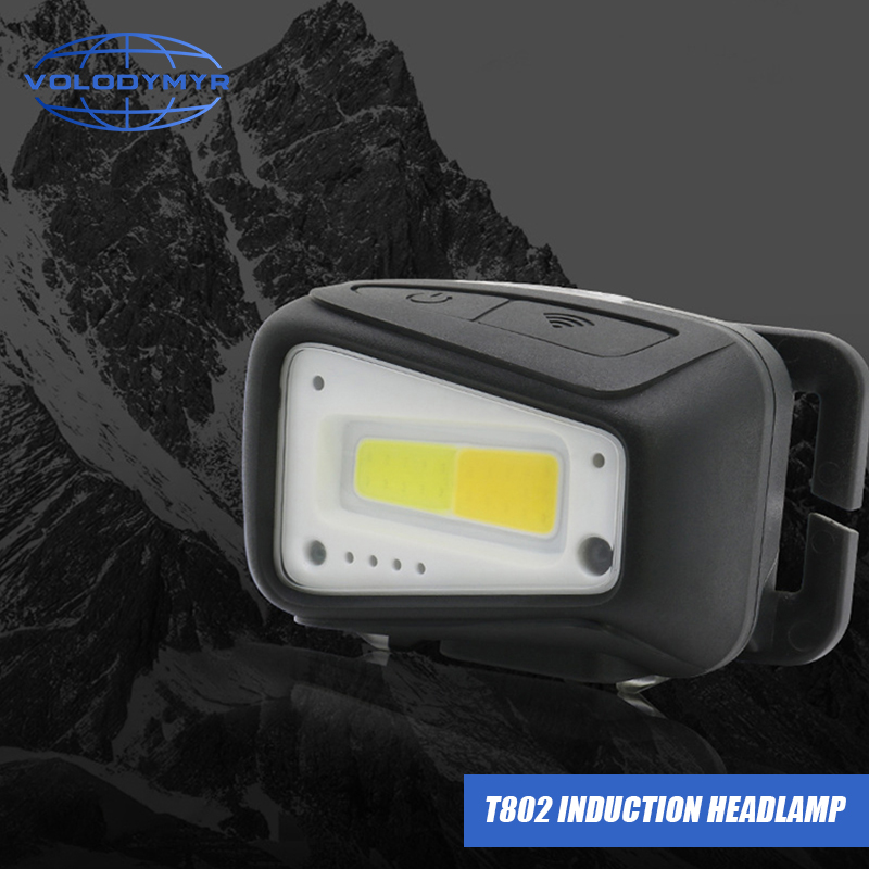 Outdoor Lighting Repair - VOLODYMYR ไฟหน้าแบบ LED COB กันน้ำพร้อมเซ็นเซอร์ตรวจจับความเคลื่อนไหวสำหรับตกปลากลางคืนกลางแจ้ง แคมป์ปิ้ง