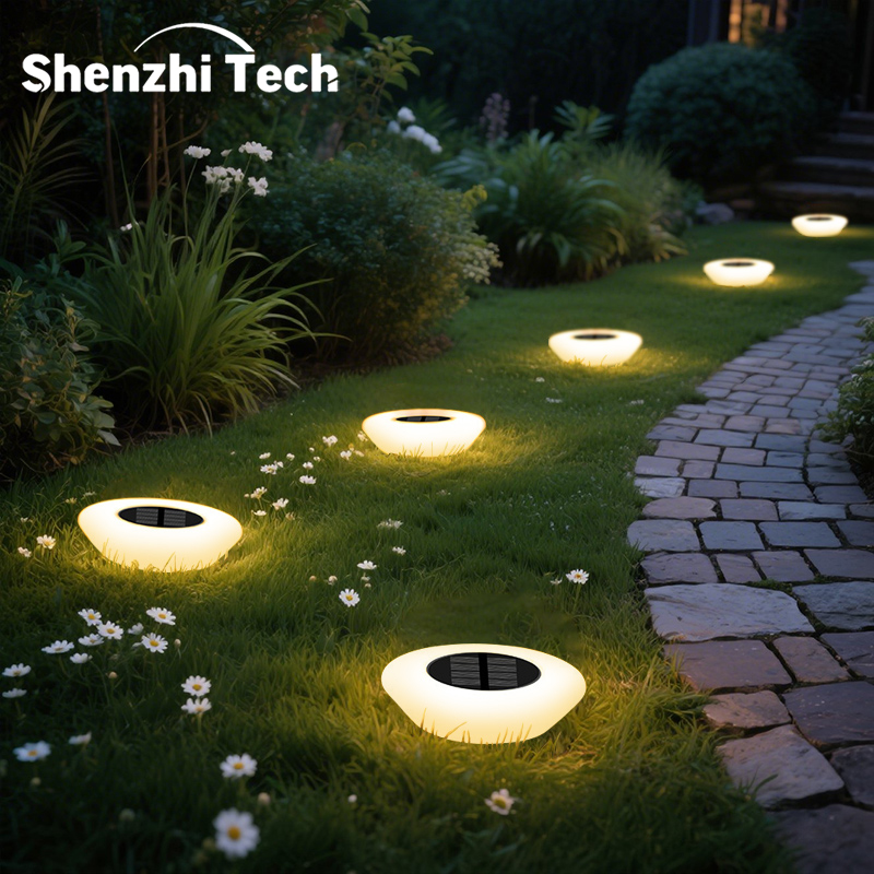Landscape Spike Light - ไฟพื้นพลังงานแสงอาทิตย์ 1/4 ชิ้น, แสงสีขาว/แสงวอร์มไวท์, ไฟ LED