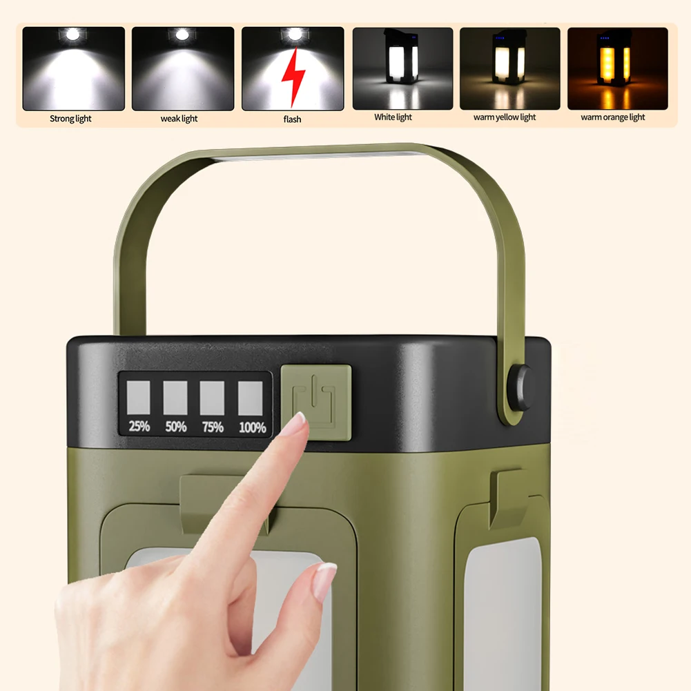 ไฟแคมป์ปิ้งพกพาพลังงานแสงอาทิต - Outdoor Lighting Portable บทวิจารณ์และราคา