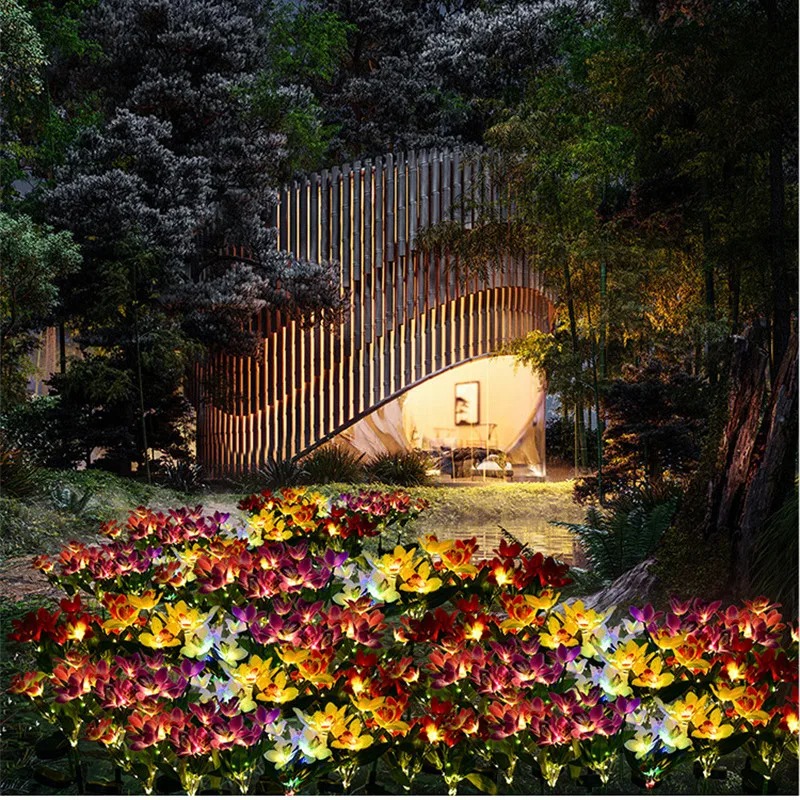 ไฟ LED รูปดอกกล้วยไม้ประดับตกแ - Landscape Spike Light บทวิจารณ์และราคา