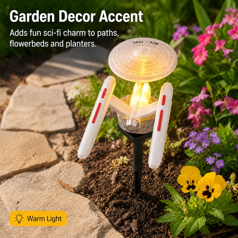 ไฟประดับสวนรูปยานอวกาศ Star Tr - Landscape Spike Light บทวิจารณ์และราคา