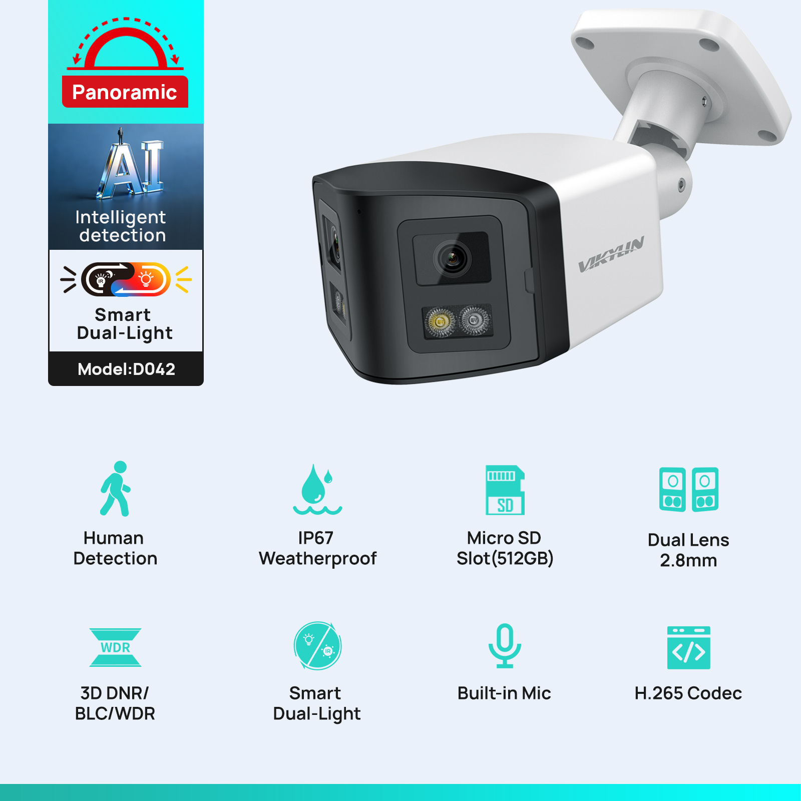 วิคิลิน 170 °   กล้อง IP รักษา - Outdoor Lighting Mains Powered บทวิจารณ์และราคา