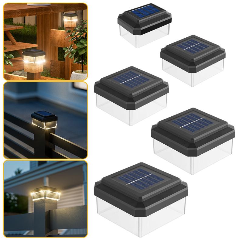 โคมไฟรั้วพลังงานแสงอาทิตย์กันน - Post Cap Light บทวิจารณ์และราคา
