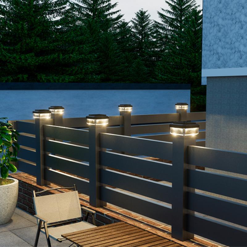 โคมไฟรั้วพลังงานแสงอาทิตย์กันน - Post Cap Light บทวิจารณ์และราคา