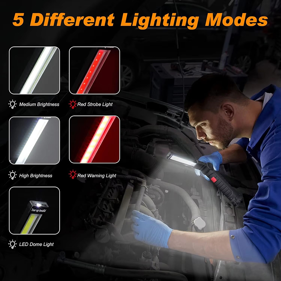 ไฟฉาย LED แบบพกพาพร้อมตะขอแม่เ - Outdoor Lighting Repair บทวิจารณ์และราคา