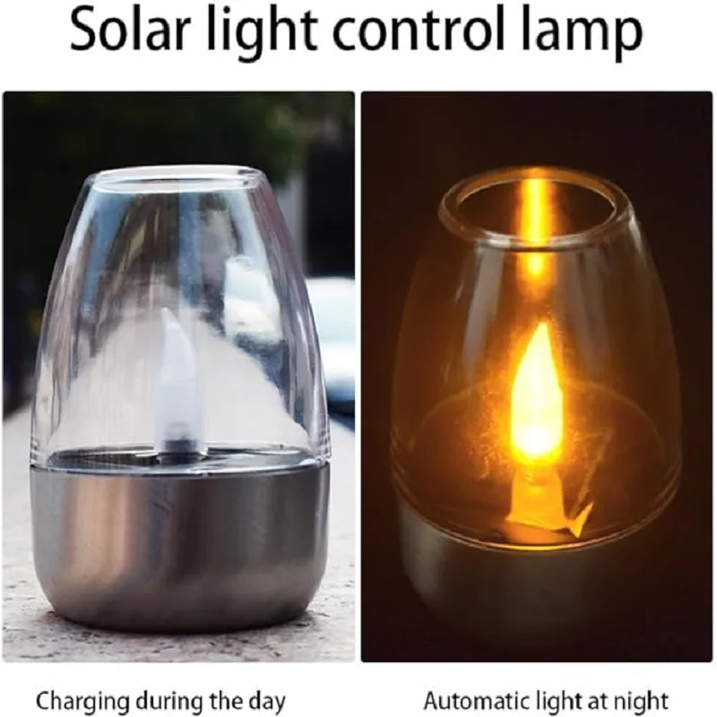 เทียนไร้เปลวไฟพลังงานแสงอาทิตย - Outdoor Lighting Ideas For Party บทวิจารณ์และราคา