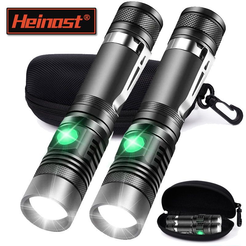 ไฟฉายแบบชาร์จได้ T6 ใช้แบตเตอร - Outdoor Lighting Black บทวิจารณ์และราคา