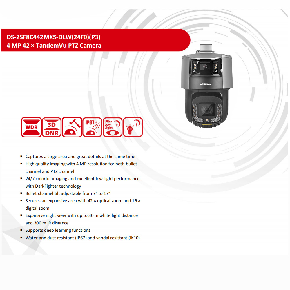 กล้อง Hikvision PTZ รุ่น DS-2S - Outdoor Lighting No Electricity บทวิจารณ์และราคา