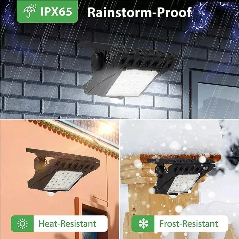 45LED ไฟพลังงานแสงอาทิตย์กลางแ - Outdoor Lighting On Fence บทวิจารณ์และราคา