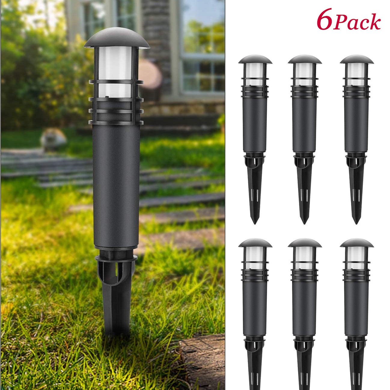 QACA 12V 3W ไฟ LED แรงดันต่ำสำ - Landscape Spike Light บทวิจารณ์และราคา