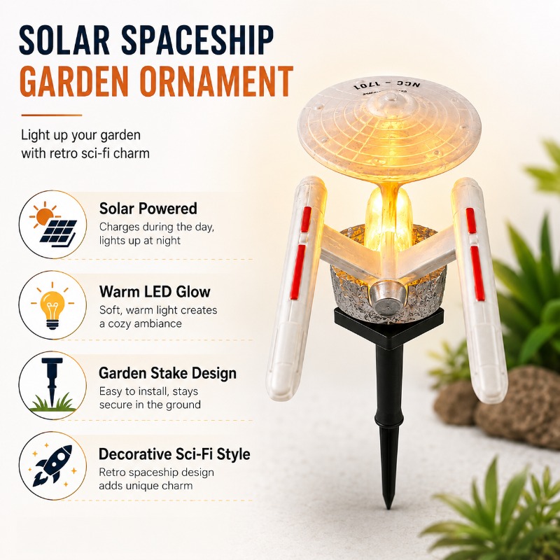 ไฟประดับสวนรูปยานอวกาศ Star Tr - Landscape Spike Light บทวิจารณ์และราคา