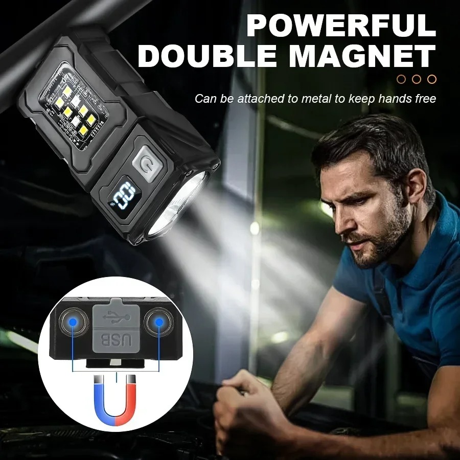 ไฟฉาย LED แบบชาร์จไฟผ่านพอร์ต  - Outdoor Lighting Black บทวิจารณ์และราคา