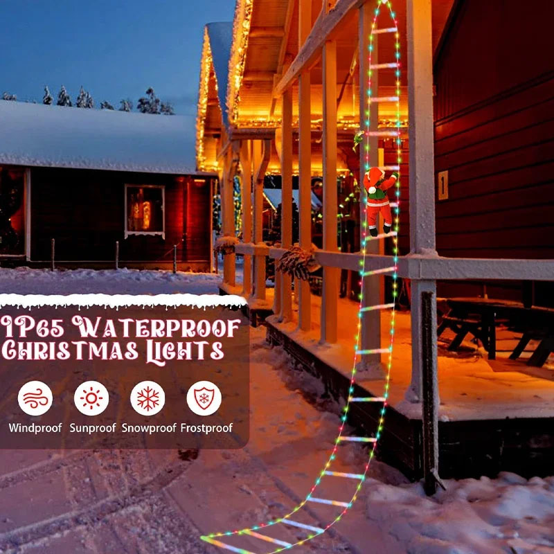 ไฟคริสต์มาส LED สายไฟตกแต่งบัน - Outdoor Lighting Garden บทวิจารณ์และราคา