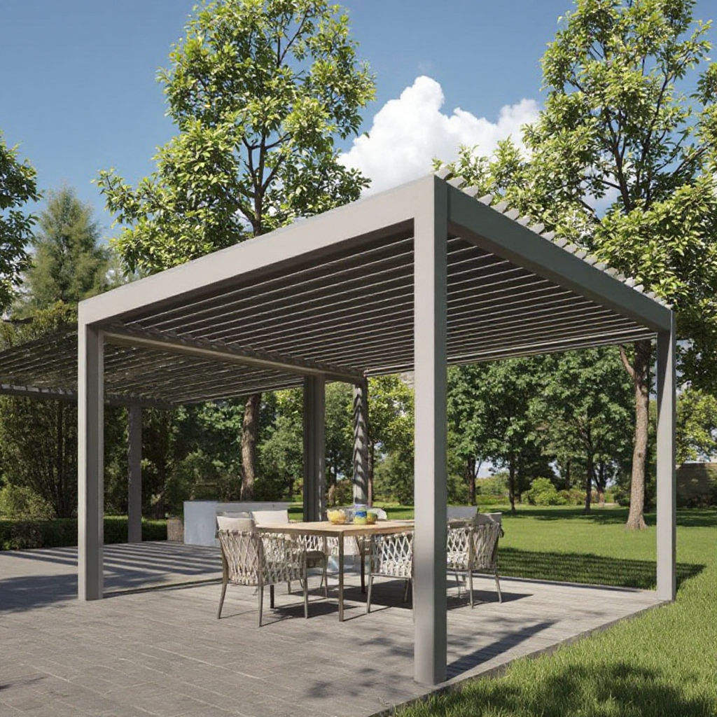 ศาลาพักผ่อนกลางแจ้งกันสนิมอย่า - Outdoor Lighting Garden บทวิจารณ์และราคา