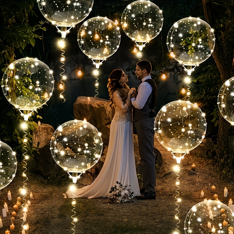 ชุดลูกโป่งโบโบ 20 ชิ้นพร้อมไฟ  - Outdoor Lighting Ideas For Party บทวิจารณ์และราคา
