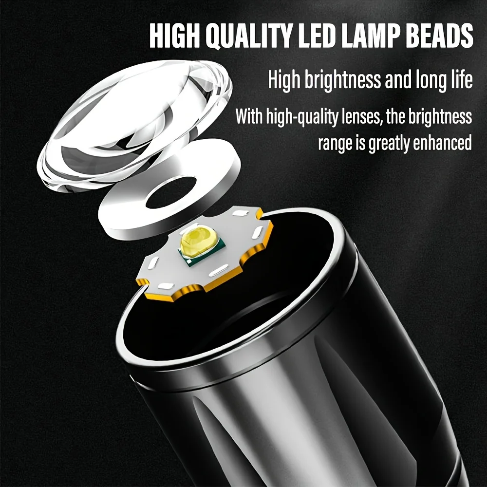 ไฟฉาย LED ขนาดเล็ก COB ไฟส่องส - Outdoor Lighting Black บทวิจารณ์และราคา