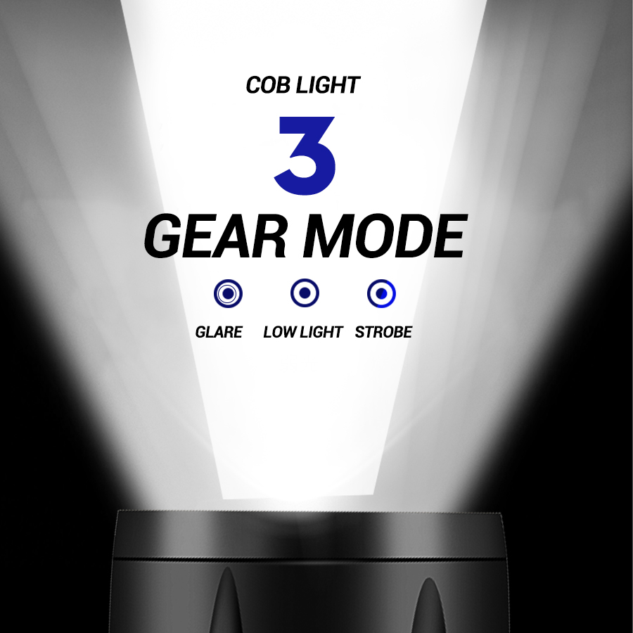 ไฟฉาย LED ขนาดเล็ก COB ไฟส่องส - Outdoor Lighting Black บทวิจารณ์และราคา