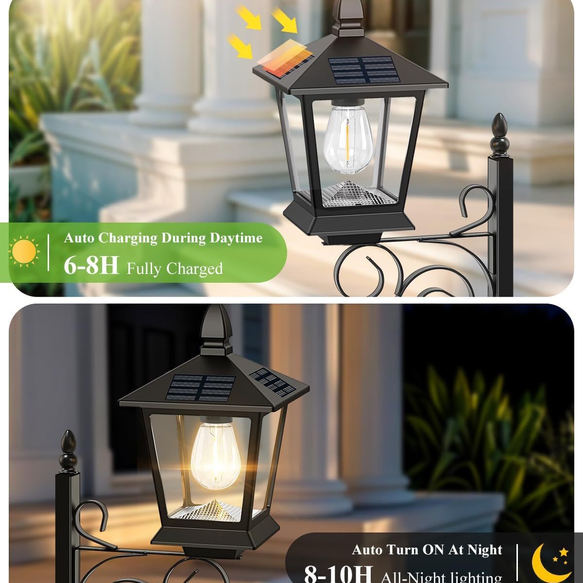 โคมไฟพลังงานแสงอาทิตย์ 2 in 1  - Outdoor Lighting Garden บทวิจารณ์และราคา