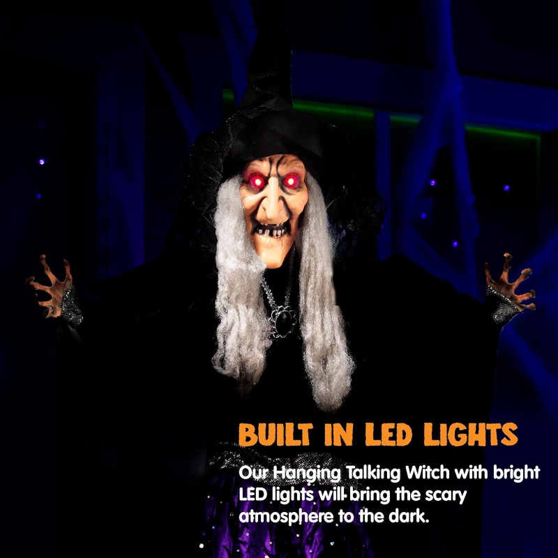 ของตกแต่งฮาโลวีนแม่มดเคลื่อนไห - Outdoor Lighting Ideas For Party บทวิจารณ์และราคา