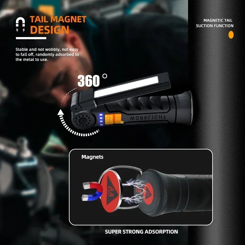 ไฟค้นหา LED COB แบบพกพาพร้อมแม - Outdoor Lighting Portable บทวิจารณ์และราคา
