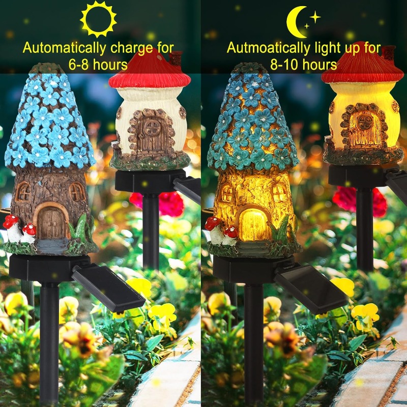 ไฟบ้านเรซิ่นรูปดอกไม้พลังงานแส - Landscape Spike Light บทวิจารณ์และราคา
