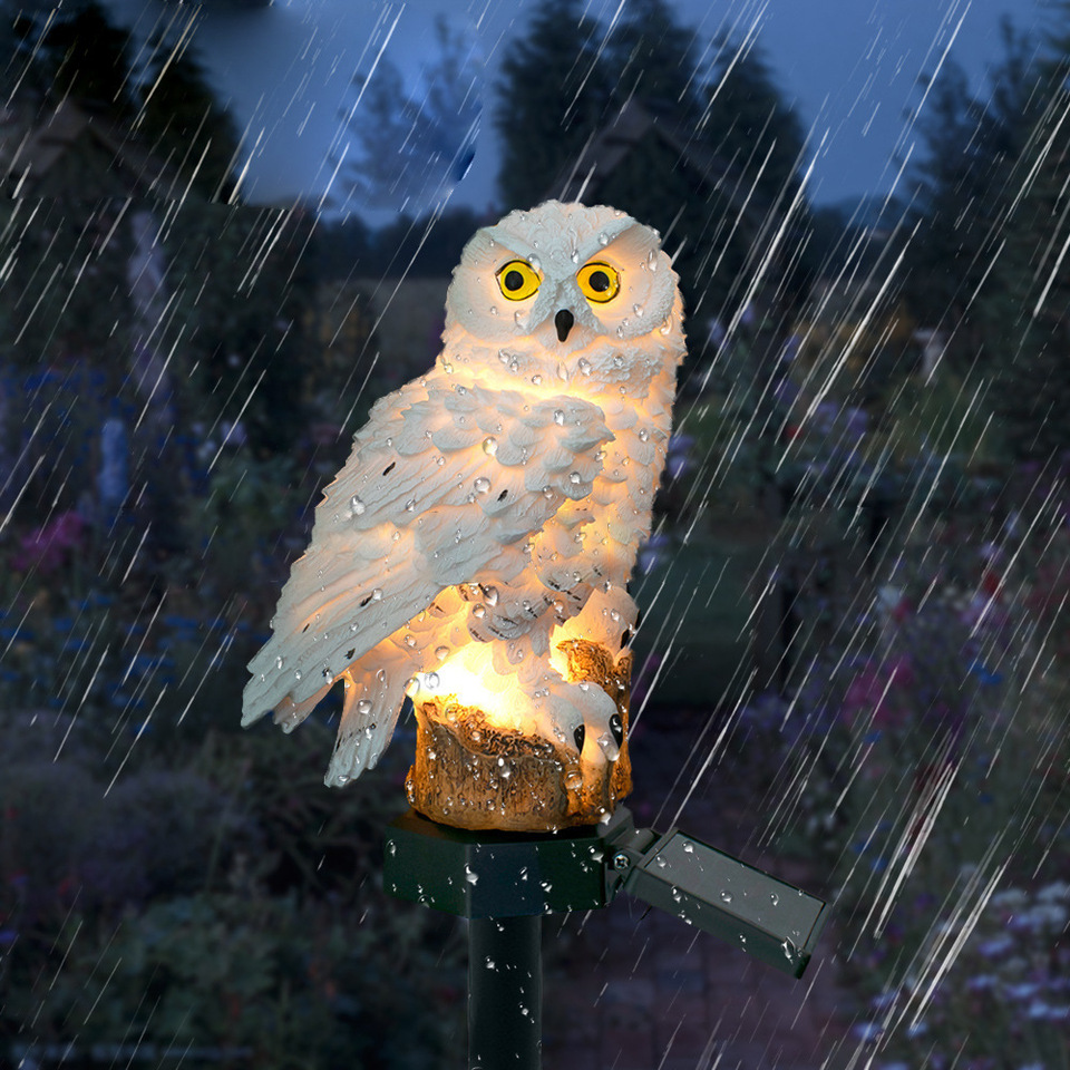 ไฟสวนรูปนกฮูกพลังงานแสงอาทิตย์ - Outdoor Lighting Brands บทวิจารณ์และราคา