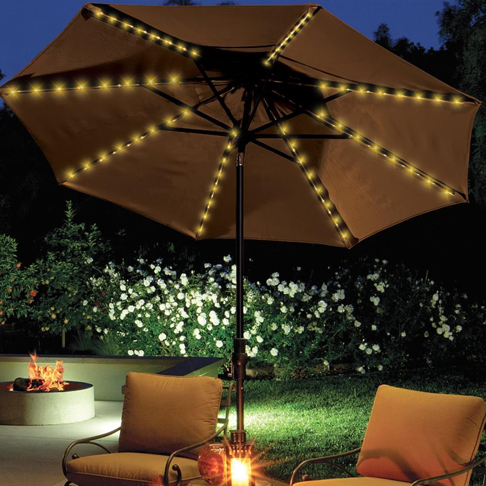ไฟประดับร่มโซลาร์เซลล์ 104 LED - Outdoor Lighting Company บทวิจารณ์และราคา