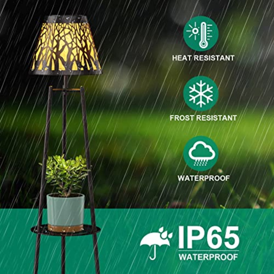 โคมไฟตั้งพื้นพลังงานแสงอาทิตย์ - Outdoor Lighting Garden บทวิจารณ์และราคา