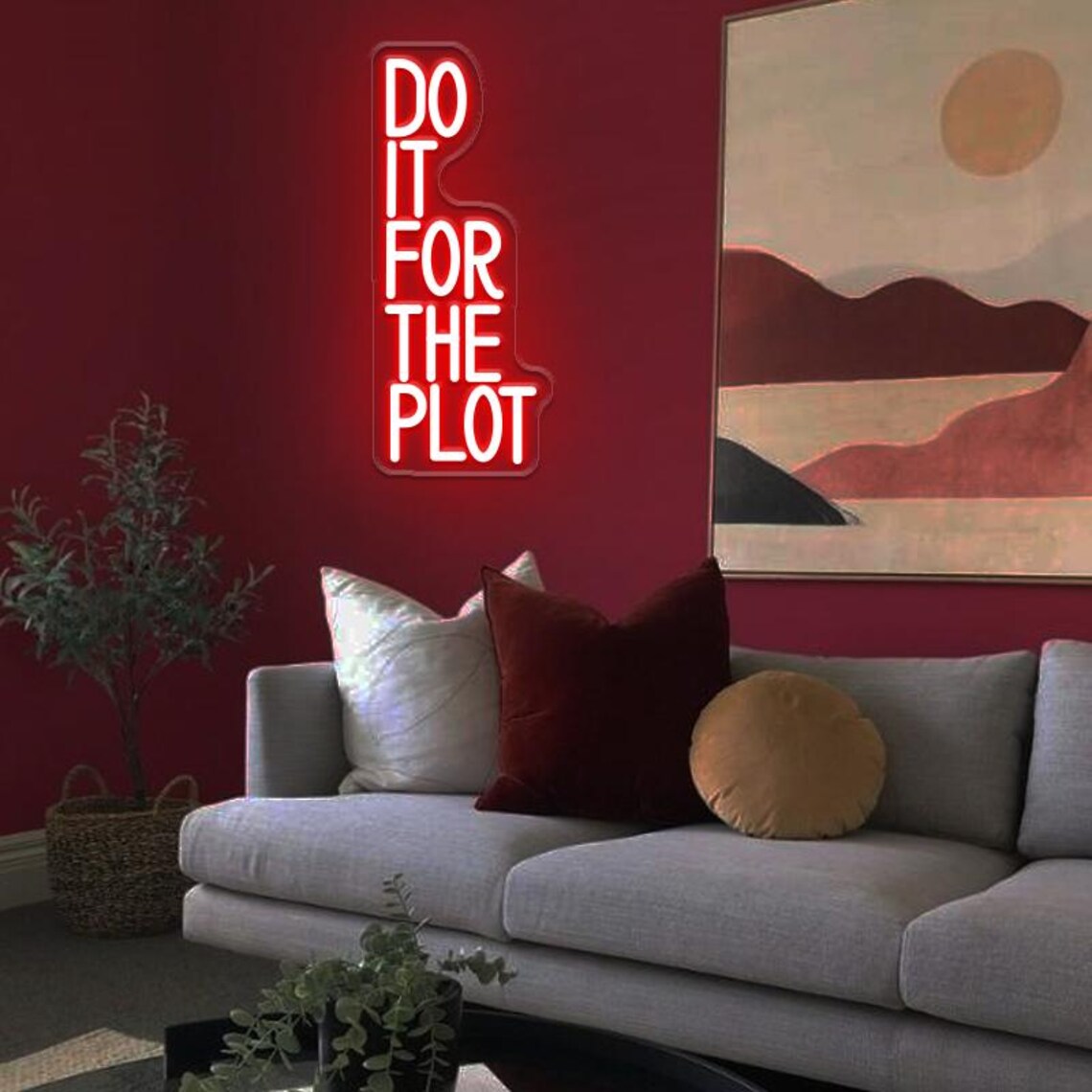 ป้ายไฟนีออน Do It For The Plot - Outdoor Lighting Quotes บทวิจารณ์และราคา