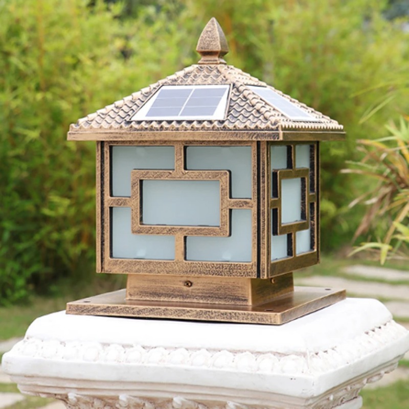 โคมไฟเสาประตูหลักพลังงานแสงอาท - Outdoor Lighting Mains Powered บทวิจารณ์และราคา