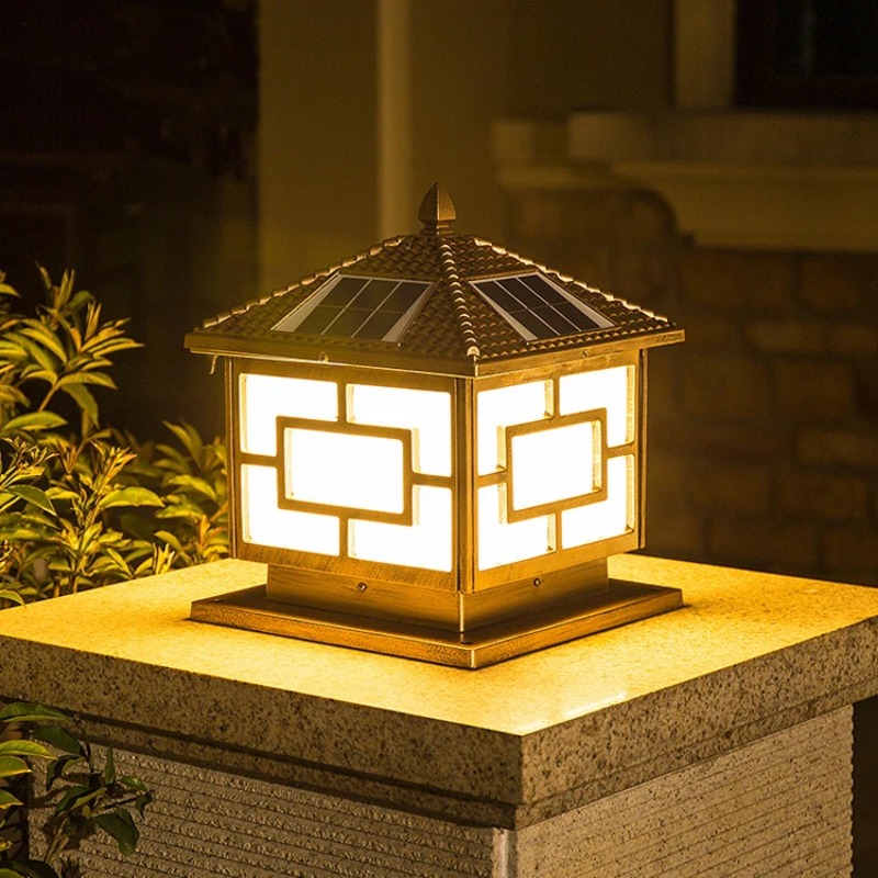 โคมไฟเสาประตูหลักพลังงานแสงอาท - Outdoor Lighting Mains Powered บทวิจารณ์และราคา