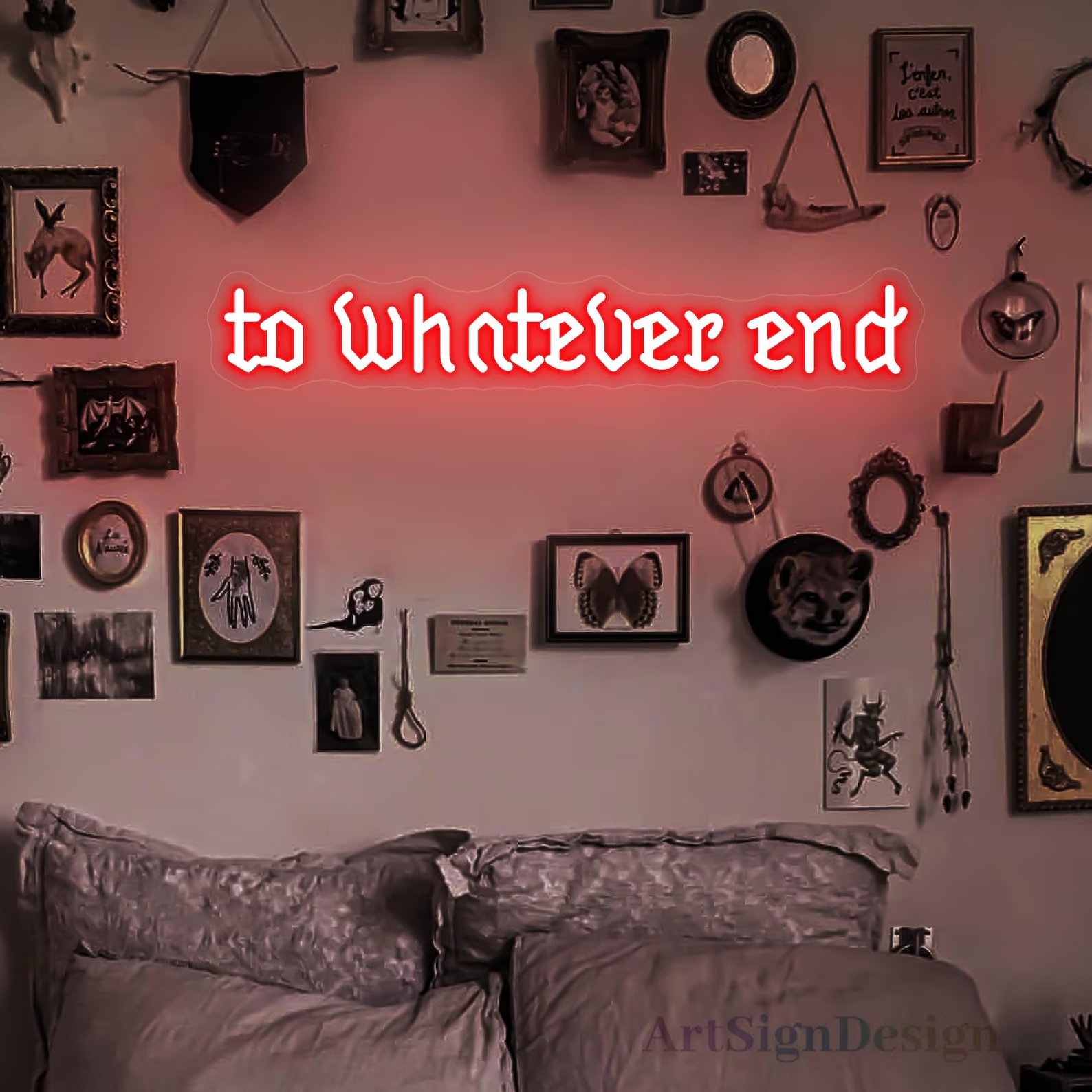 ป้ายไฟนีออน To Whatever End: ค - Outdoor Lighting Quotes บทวิจารณ์และราคา