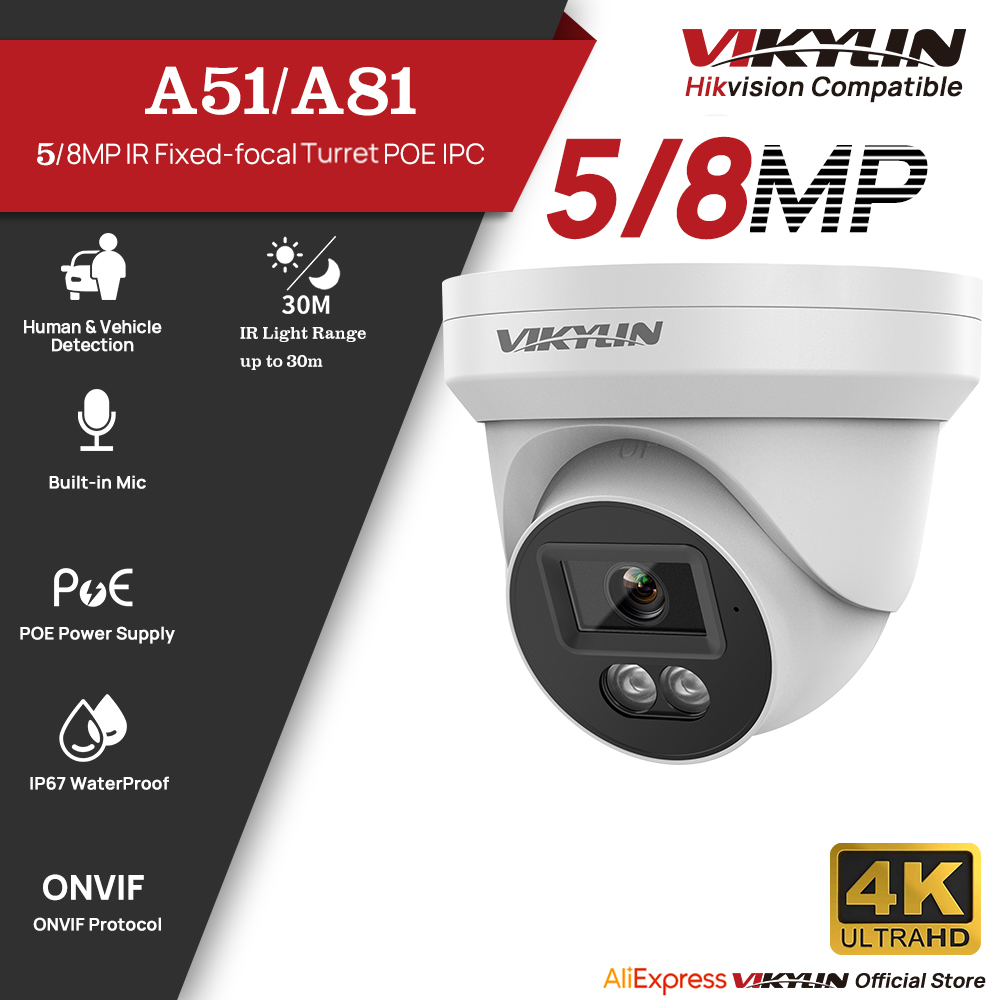 VIKYLIN 5/8MP HD กล้องรักษาควา - Outdoor Lighting No Electricity บทวิจารณ์และราคา