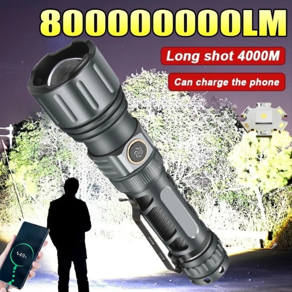 ไฟฉายซุปเปอร์ไบรท์แบบพกพา ชาร์ - Outdoor Lighting Portable บทวิจารณ์และราคา