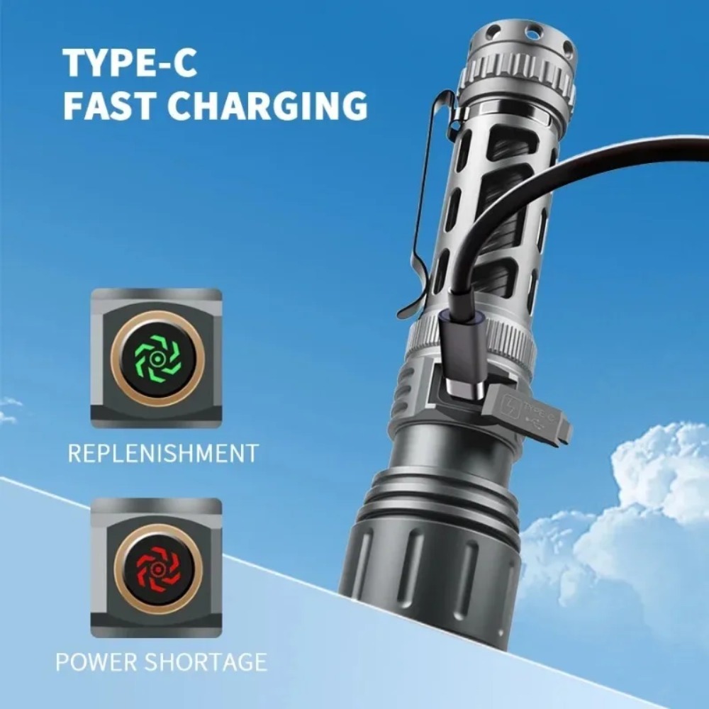 ไฟฉายซุปเปอร์ไบรท์แบบพกพา ชาร์ - Outdoor Lighting Portable บทวิจารณ์และราคา