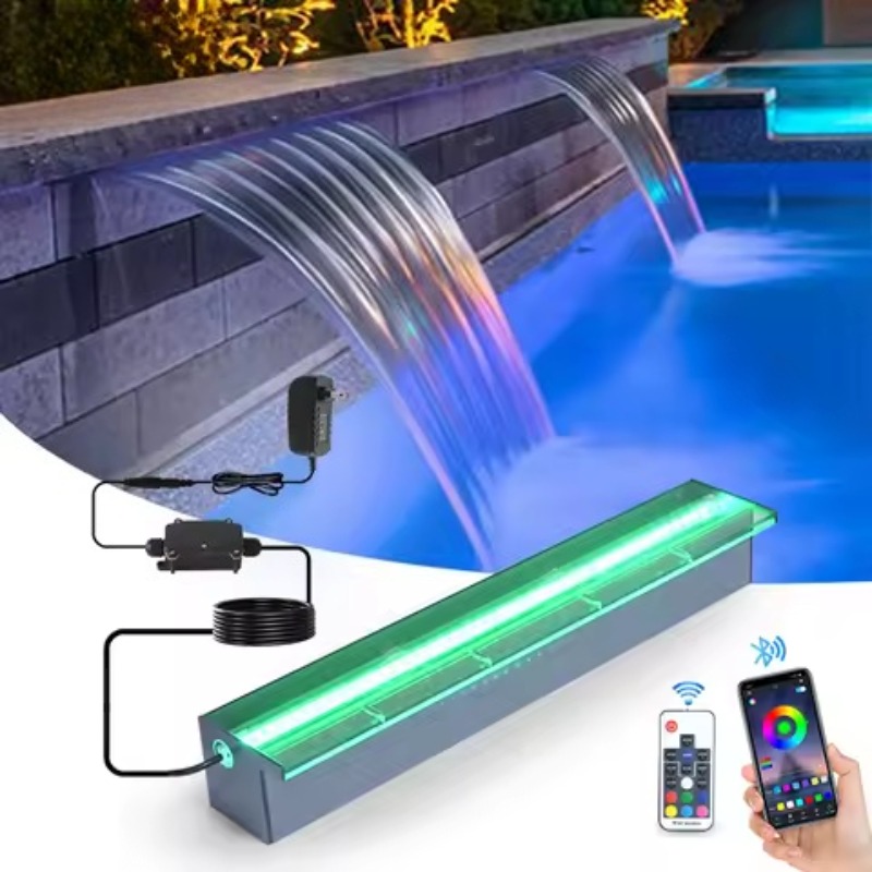 น้ำตกอะคริลิกแบบโปร่งแสงพร้อมไ - Landscape Spike Light บทวิจารณ์และราคา
