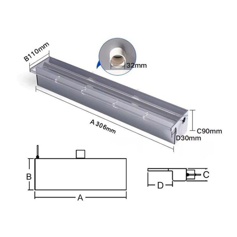 น้ำตกอะคริลิกแบบโปร่งแสงพร้อมไ - Landscape Spike Light บทวิจารณ์และราคา