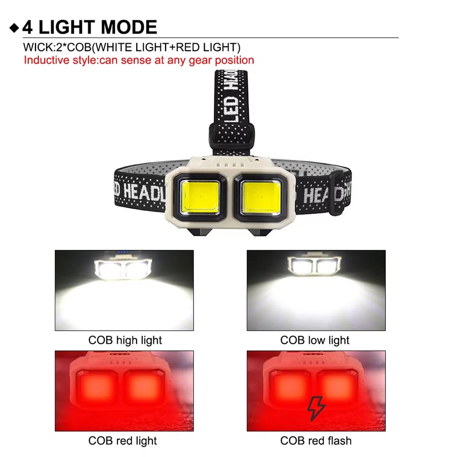 COB LED ไฟหน้าแบบชาร์จไฟได้, ไ - Outdoor Lighting Repair บทวิจารณ์และราคา