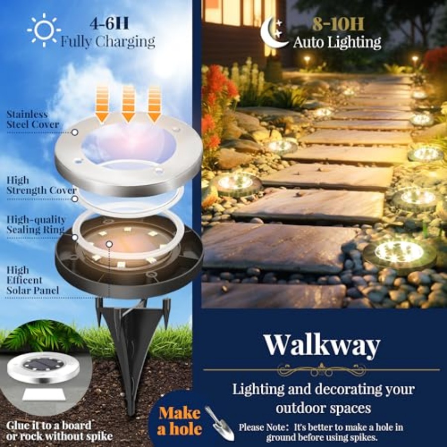 ไฟพื้นพลังงานแสงอาทิตย์ ไฟโซลา - Outdoor Lighting Garden บทวิจารณ์และราคา