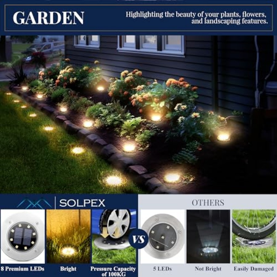 ไฟพื้นพลังงานแสงอาทิตย์ ไฟโซลา - Outdoor Lighting Garden บทวิจารณ์และราคา